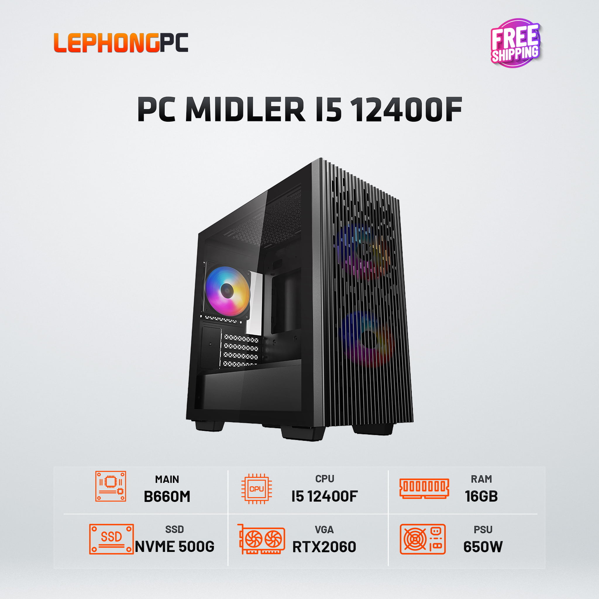 PC MIDLER I5 12400F