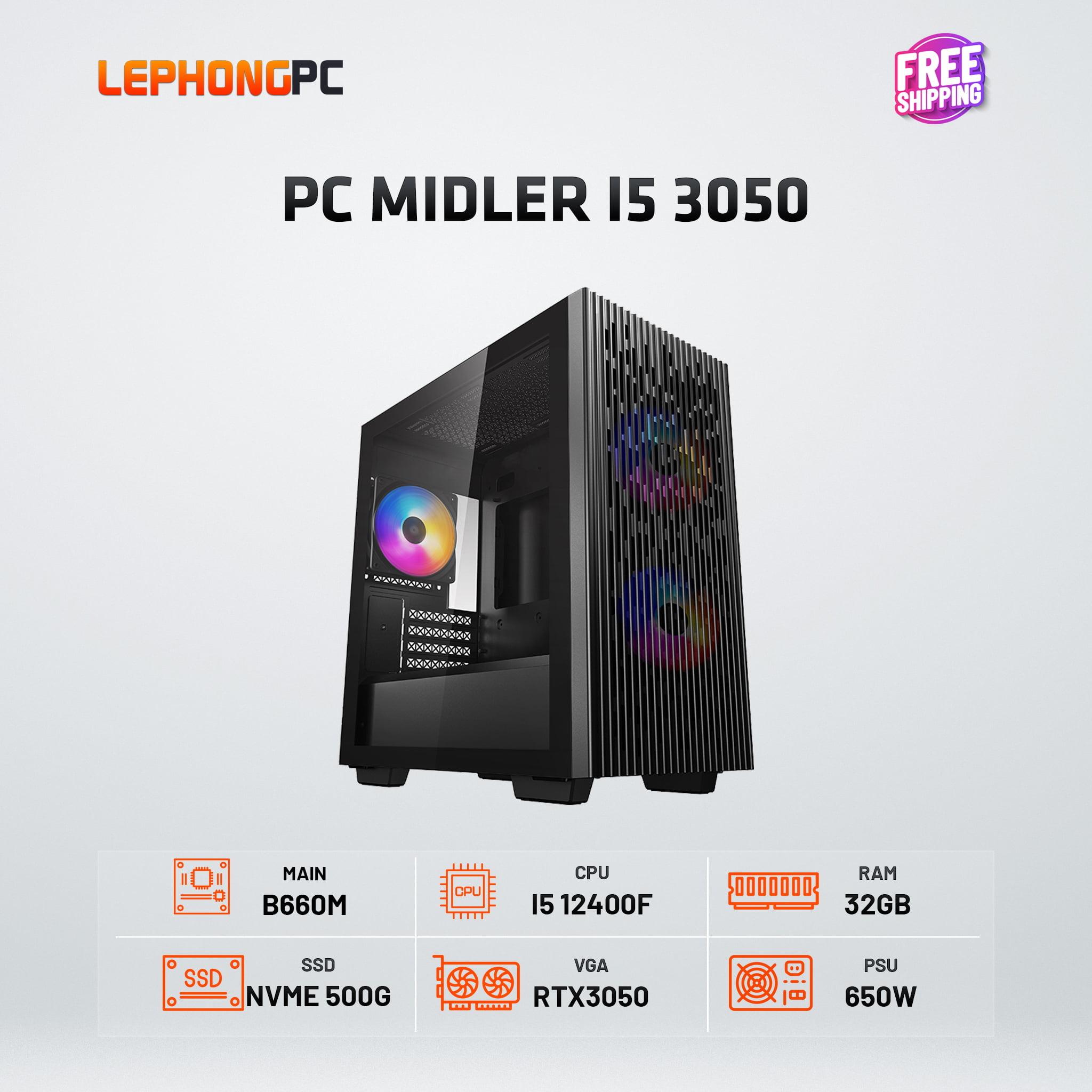 PC MIDLER I5 3050