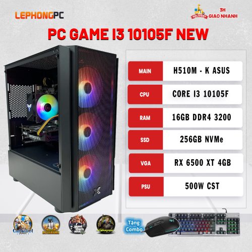 PC GAME I3 10105F NEW