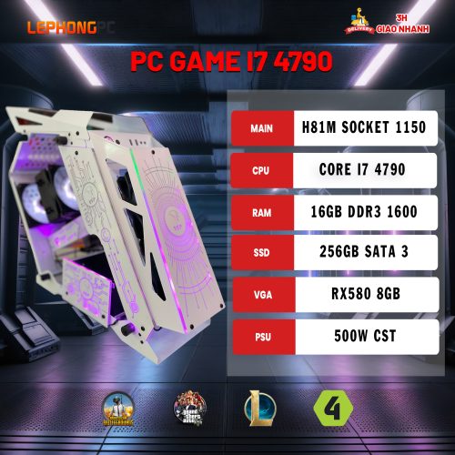 PC GAME I7 4790 RX580 8GB