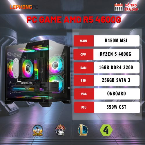 PC GAME AMD R5 4600G