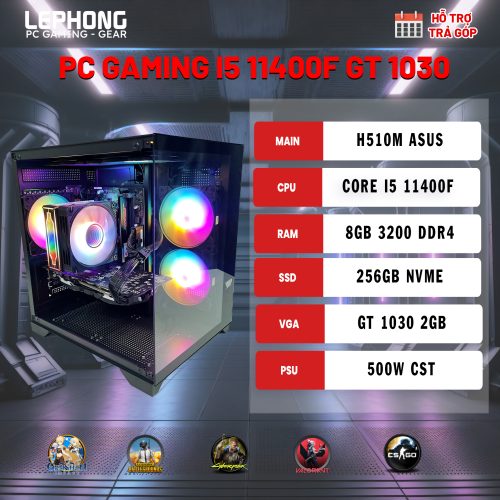 PC GAMING I5 11400F GT 1030