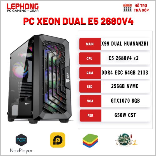 PC XEON DUAL E5 2680V4